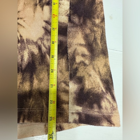 Zac & Rachel women’s brown tie dye oversized top with balloon sleeve size smalll - Picture 11 of 13